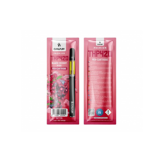 CanaPuff - Black Cherry Fizz - THP420  79% - cartridge+pen