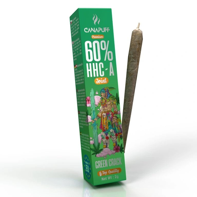 Green Crack 60% HHCA - CanaPuff -  2g - Preroll