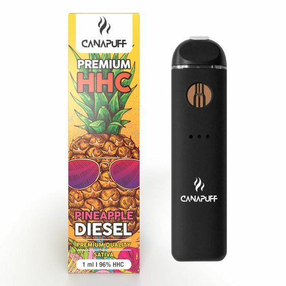 CanaPuff Vape toll PINEAPPLE DIESEL 96% HHC, 1ml