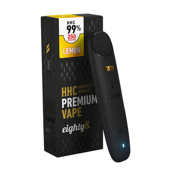 Eighty8 HHC Vape Lemon, 99 % HHC, 0,5 ml